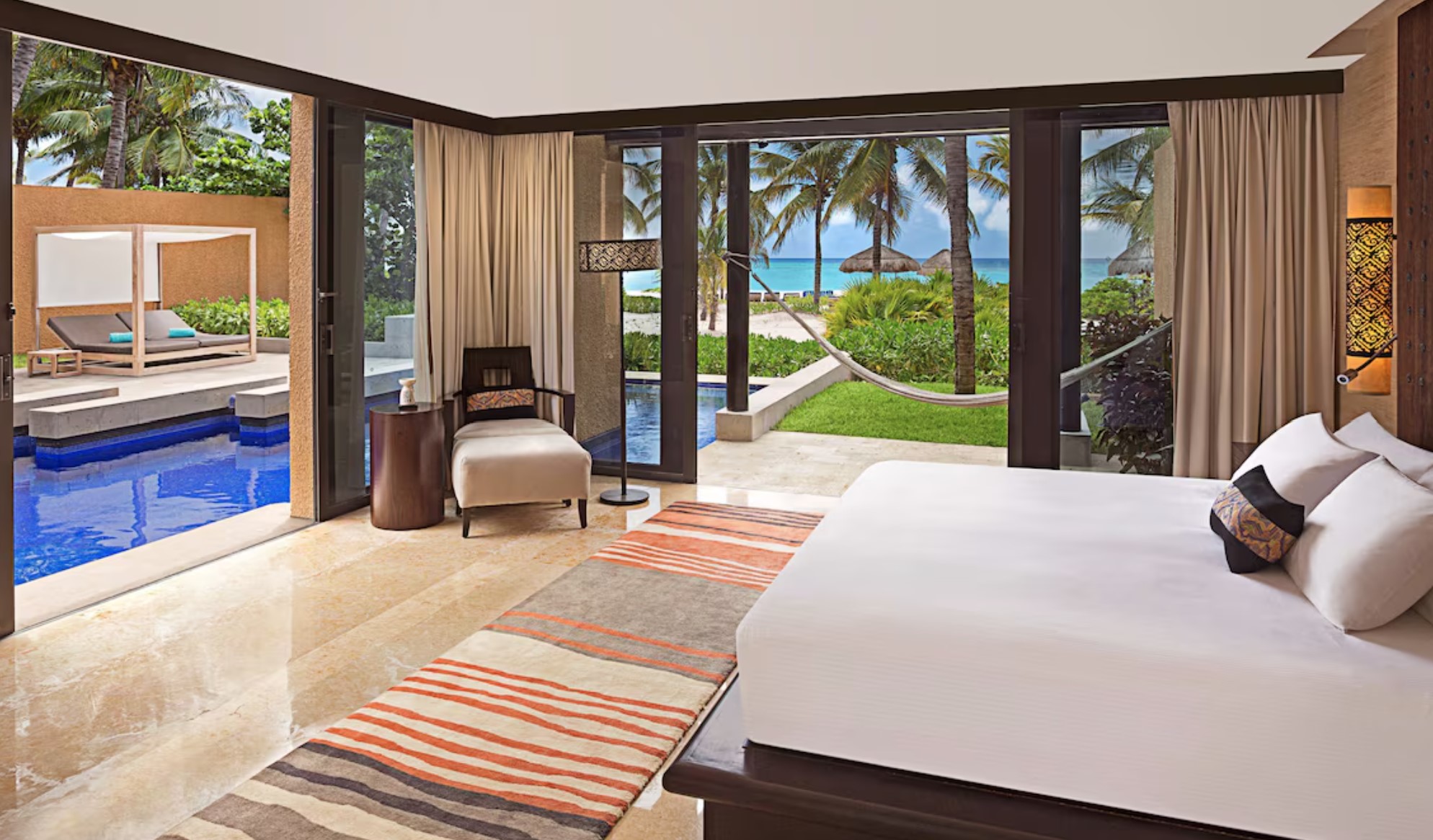 Banyan Tree Mayakoba chambre avec piscine privée et jardin