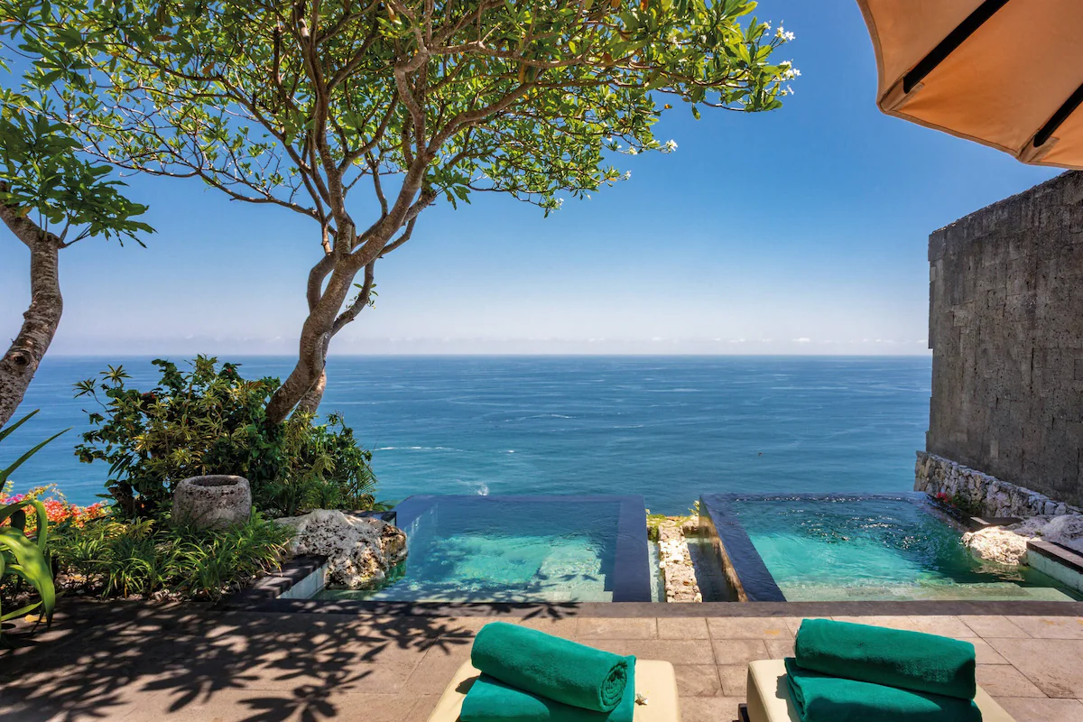 Bulgari Resort Bali chambre avec piscine privée et vue ocean