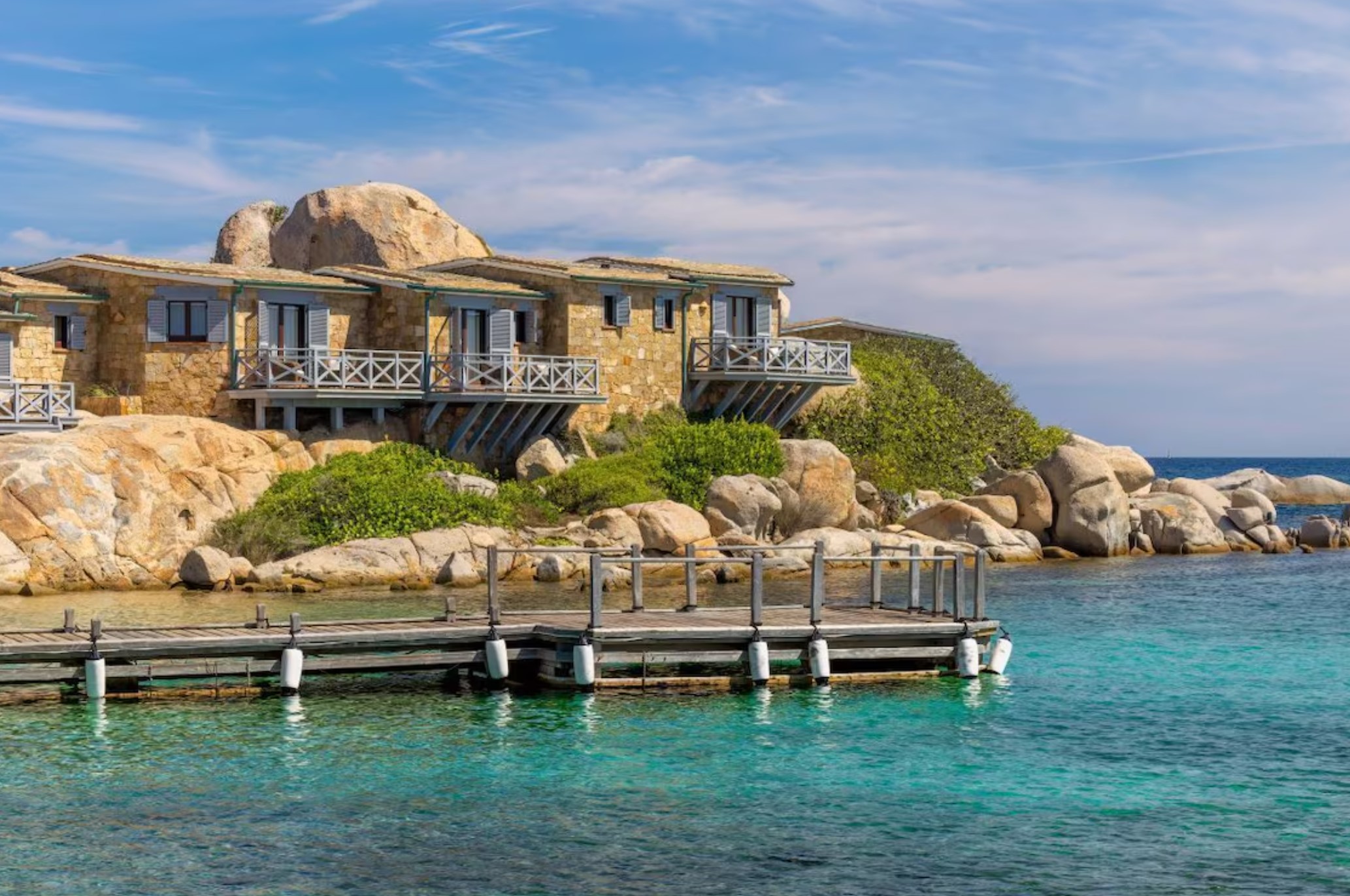 Hotel & Spa des Pêcheurs sur l'ile de cavallo en corse