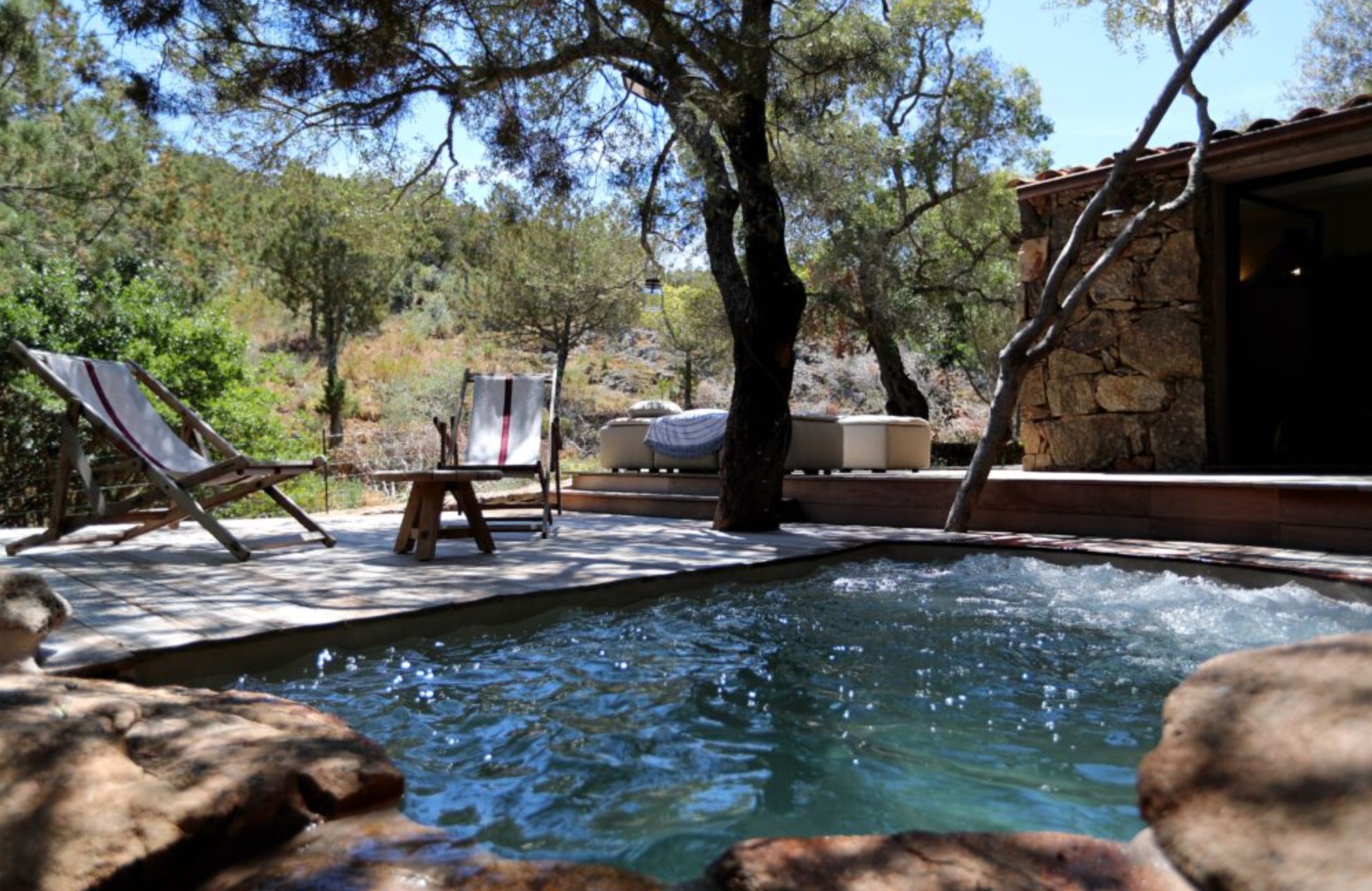 hotel de charme avec spa en corse Les Oliviers de Palombaggia