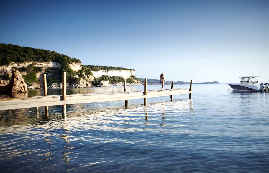 Hôtel U Capu Biancu avec plage privee