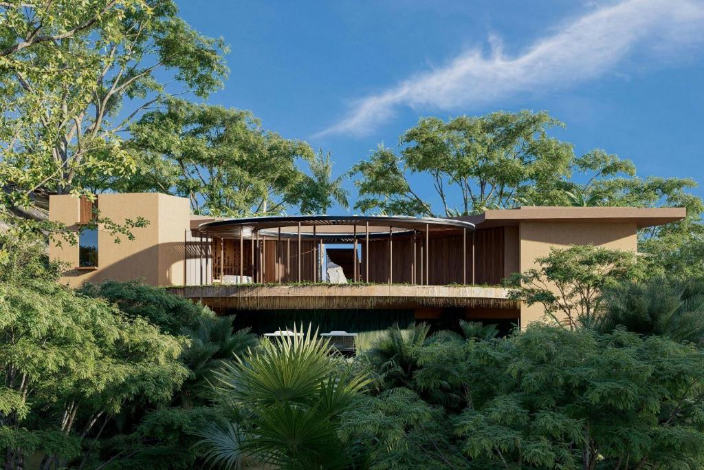 Vue aérienne du Siari Riviera Nayarit